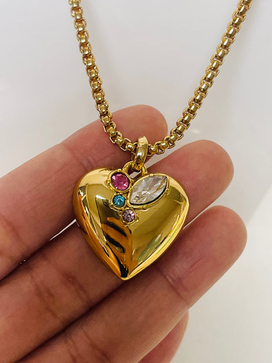 Collar Corazón Radiante