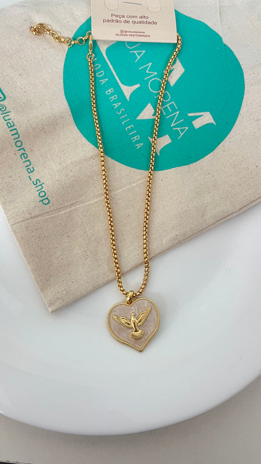 Collar Corazón Espíritu Santo