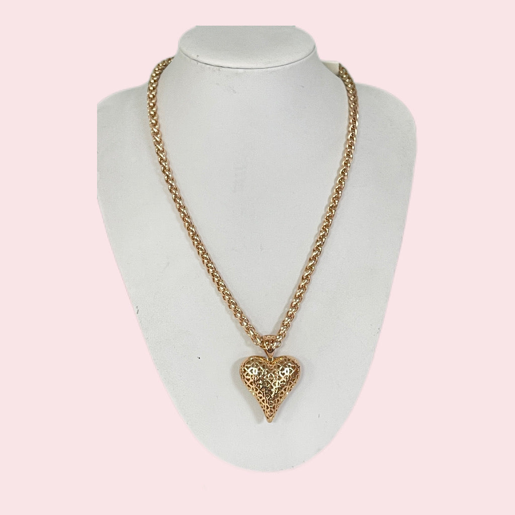 Collar  Mega Corazon Brillante